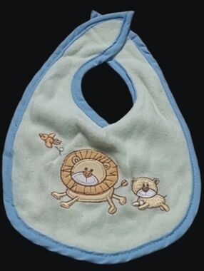 BABY BOY'S BABY ESSENTIALS LION BIB